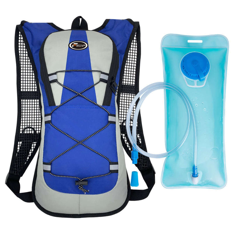 Fortitude Sports Hydration Backpack Blue