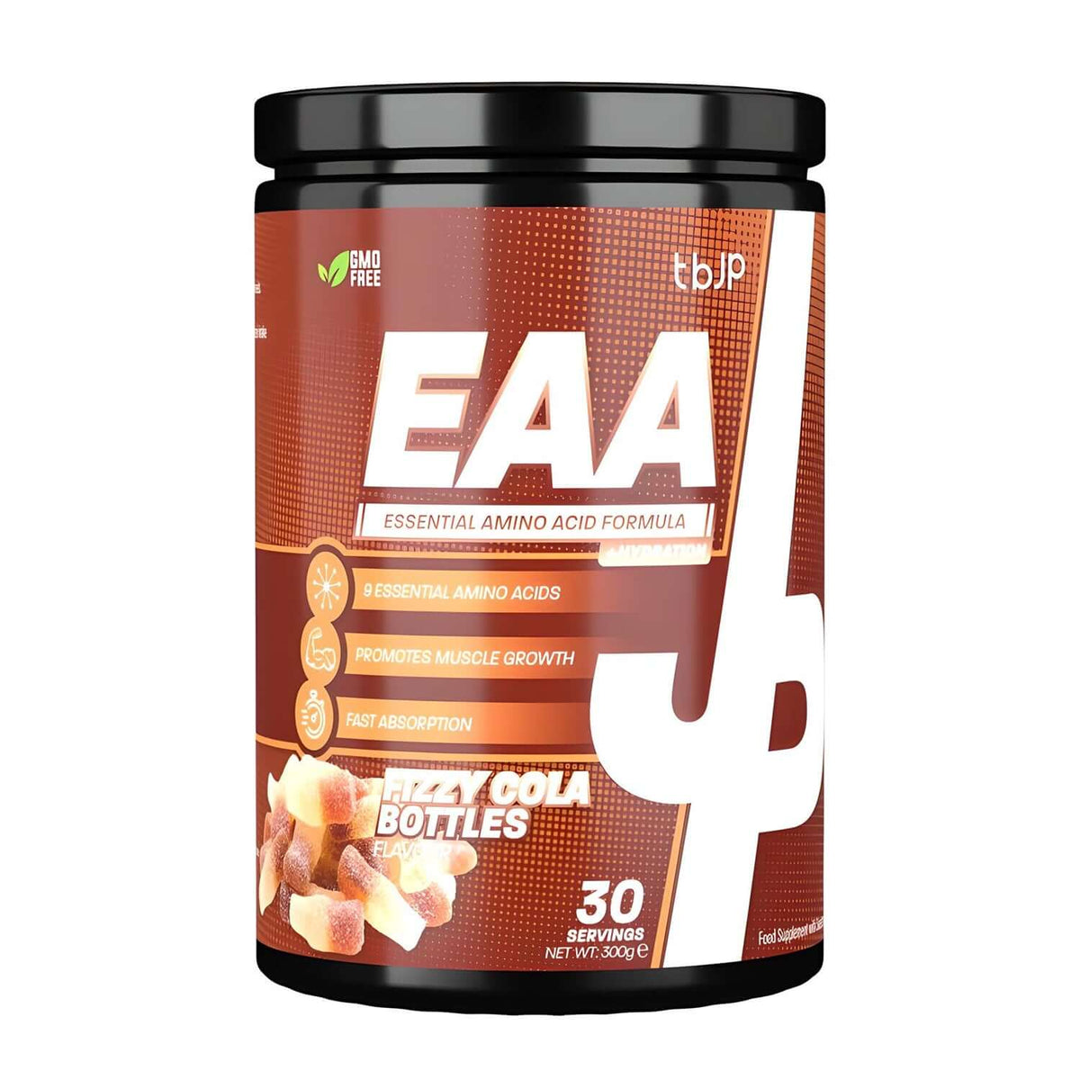 Trained By JP EAA+ Hydration Size: 30 Svgs Flavour: Fizzy Cola