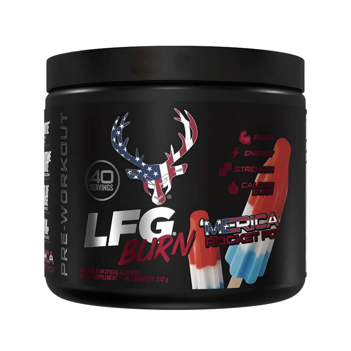 Bucked Up LFG Size: 40 Svgs Flavour: Rocket Pop