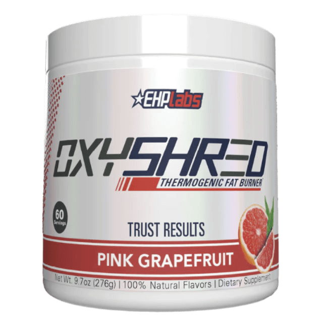 EHP Labs OxyShred Size: 60 Svgs Flavour: Pink Grapefruit