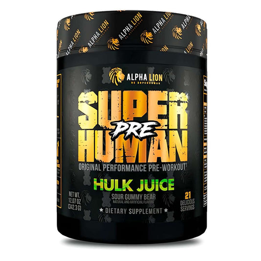 Alpha Lion SuperHuman Pre Workout Size: 21 Servings Flavour: Hulk Juice