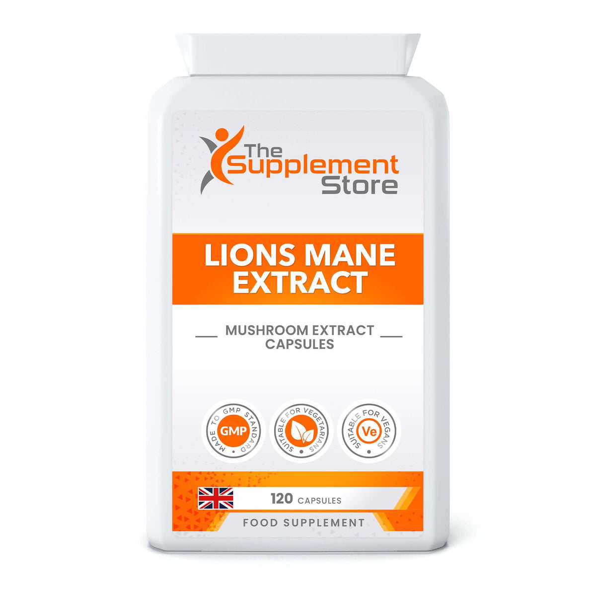 The Supplement Store Lions Mane Extract Capsules Size: 120 Capsules