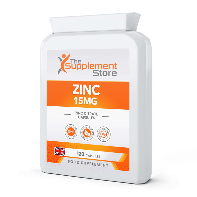 The Supplement Store Zinc Capsules Size: 120 Capsules