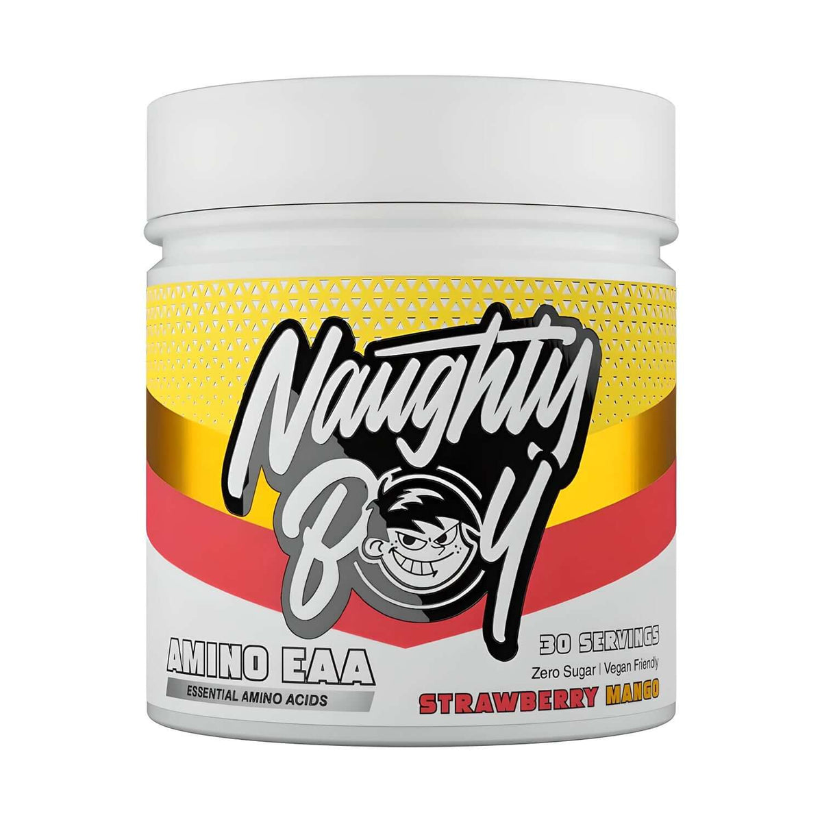Naughty Boy Amino EAA Size: 345g Flavour: Strawberry Mango