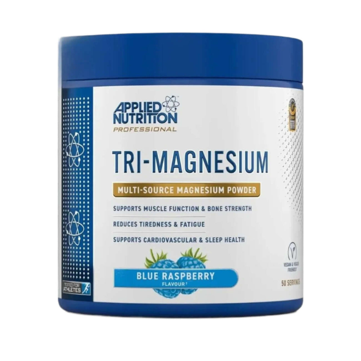 Applied Nutrition Tri Magnesium Powder Size: 200g Flavour: Blue Raspberry
