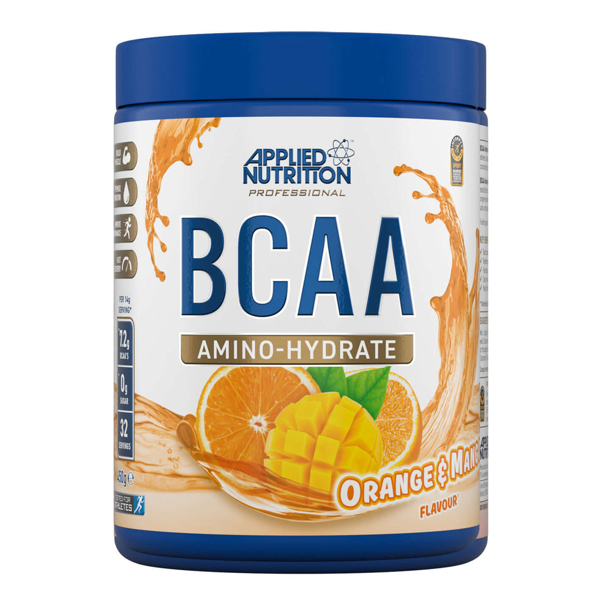 Applied Nutrition BCAA Amino Hydrate Size: 450g Flavour: Orange & Mango