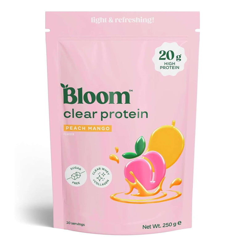 Bloom Clear Protein Size: 250g Flavour: Peach Mango