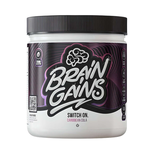 Brain Gains Switch On Size: 225g Flavour: Carribean Cola