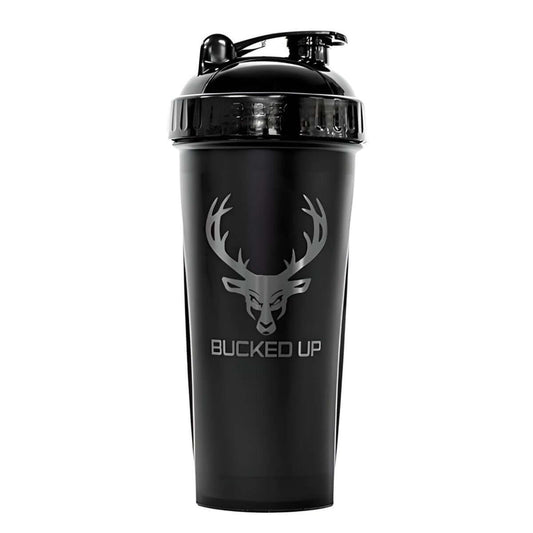 Bucked Up Perfect Protein Shaker Black