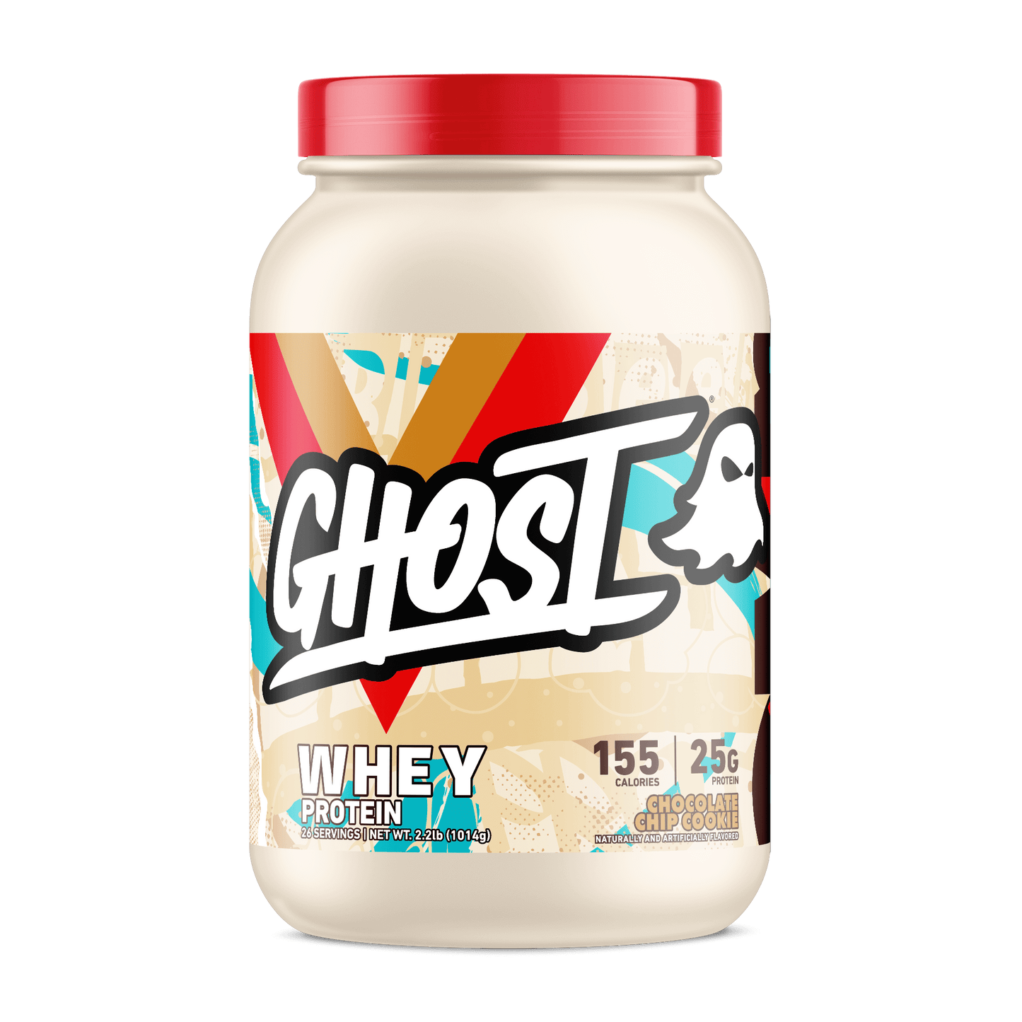Ghost Whey Protein Size: 907g Flavour: Choc Chip Cookie