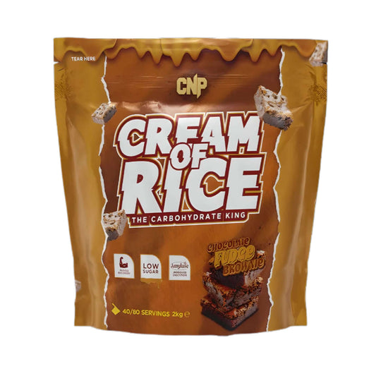 CNP Cream Of Rice Size: 2kg Flavour: Chocolate Fudge Brownie