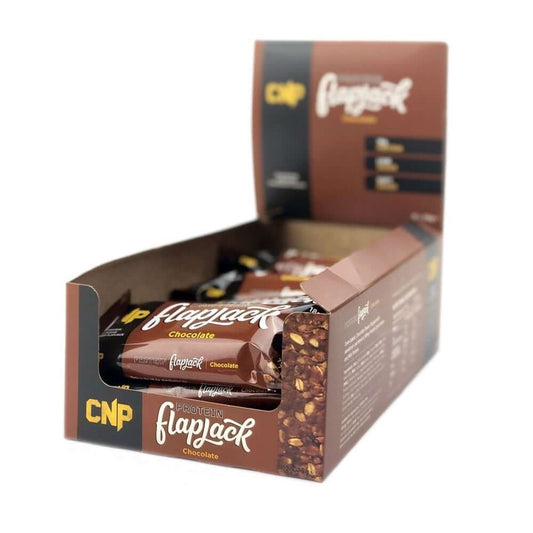 CNP Protein Flapjacks Size: 12 x 75g Flapjacks Flavour: Chocolate