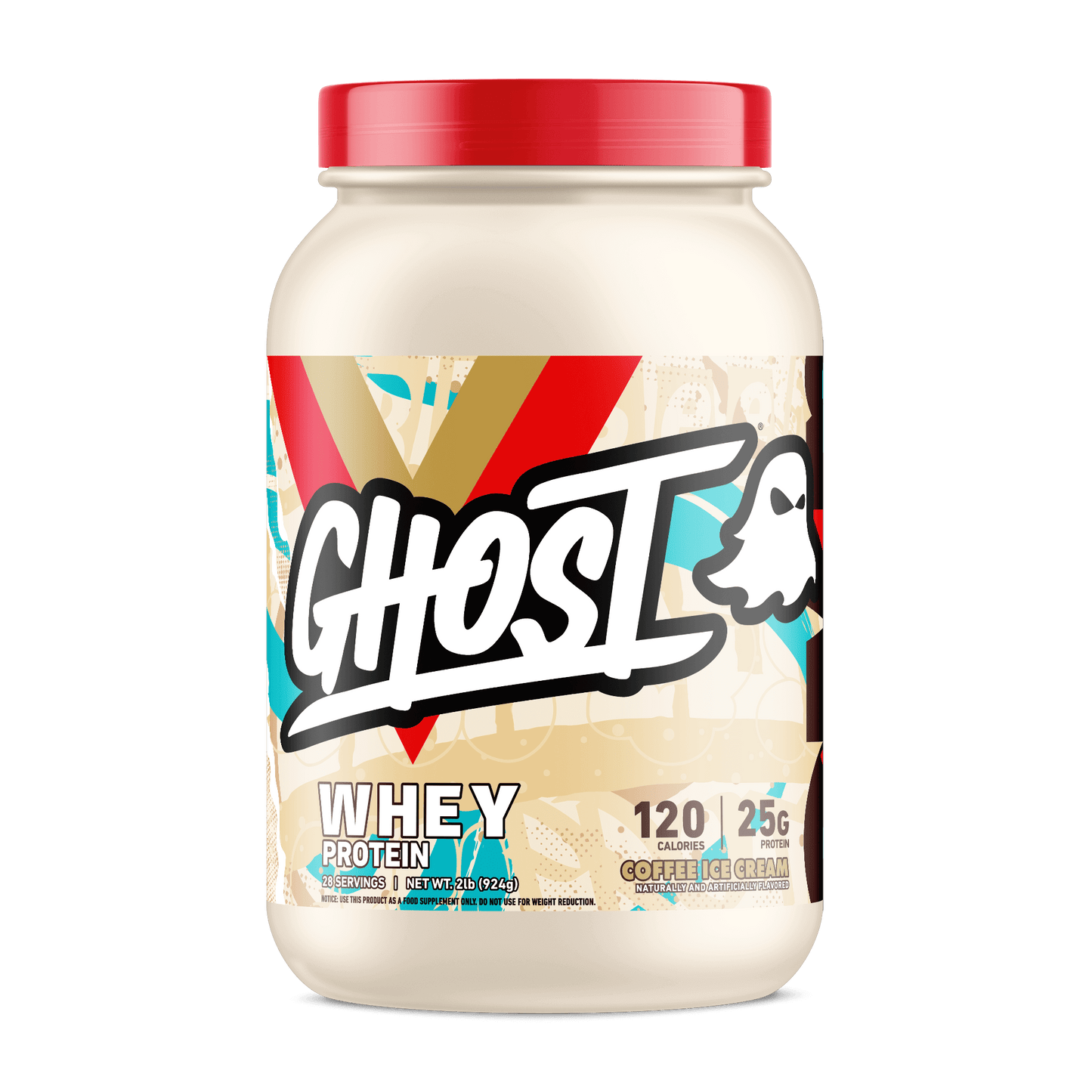 Ghost Whey Protein Size: 907g Flavour: Coffee Ice Cream