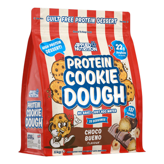 Applied Nutrition Protein Cookie Dough Size: 25 Svgs Flavour: Choco Bueno