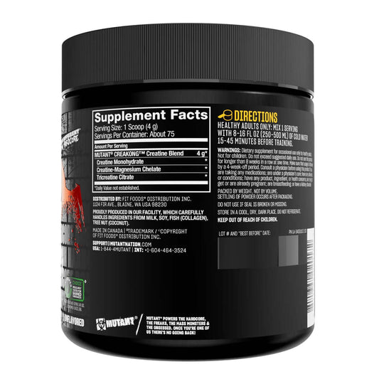 Mutant Creakong Creatine Size: 300g
