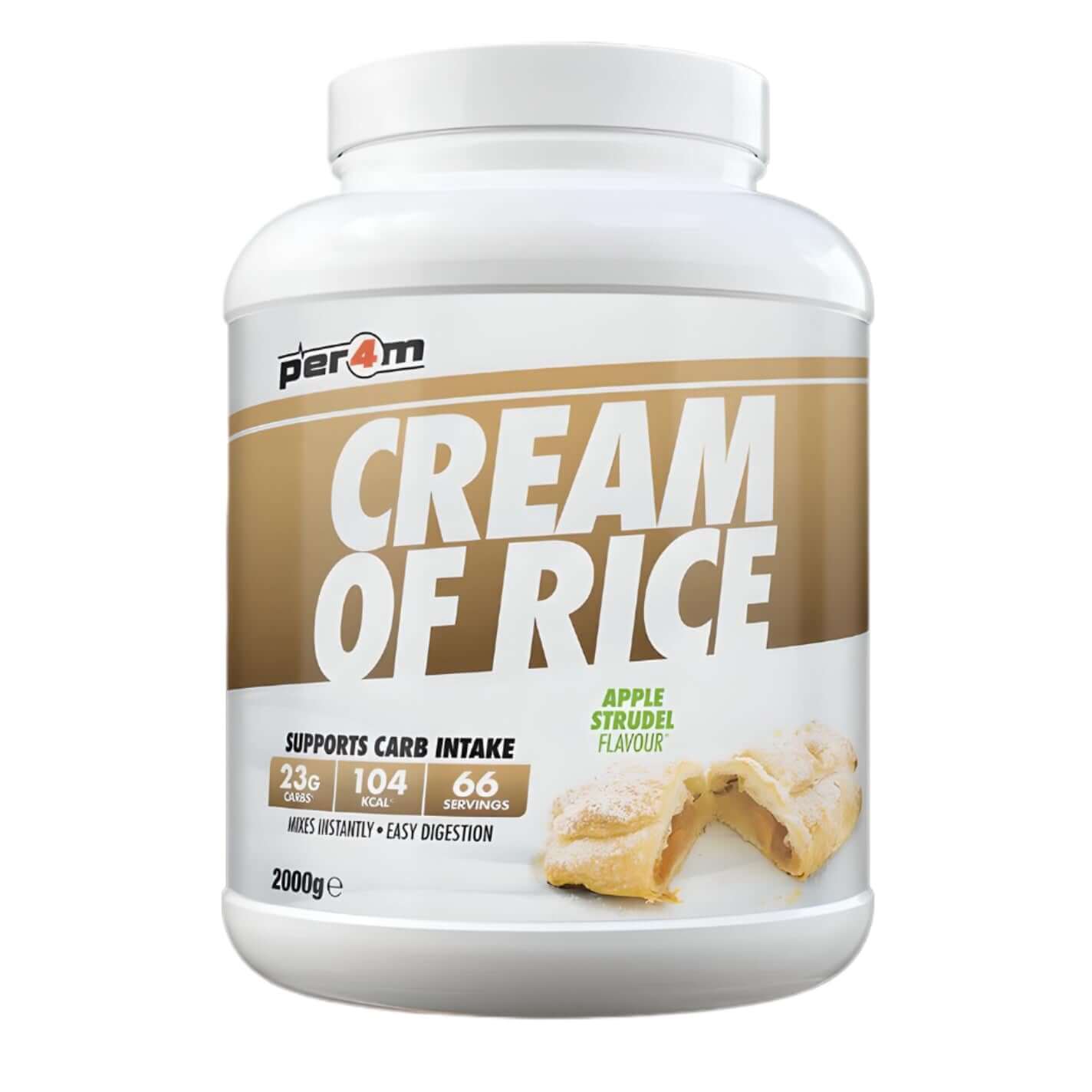 Per4m Cream Of Rice Size: 2kg Flavour: Apple Strudel