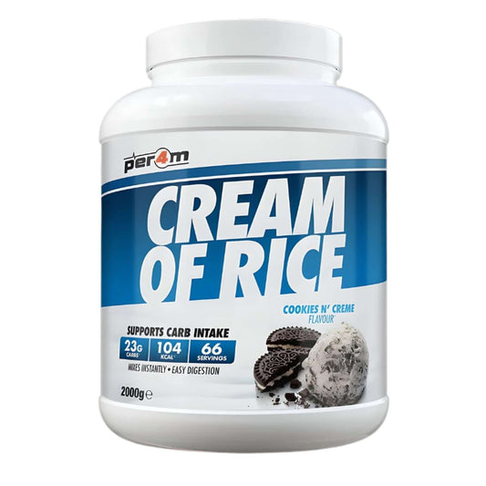 Per4m Cream Of Rice Size: 2kg Flavour: Cookies & Cream