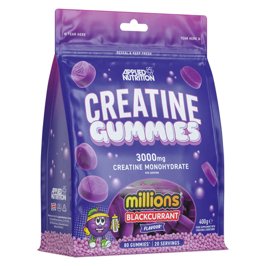 Applied Nutrition Creatine Gummies Size: 20 Svgs Flavour: Millions Blackcurrant
