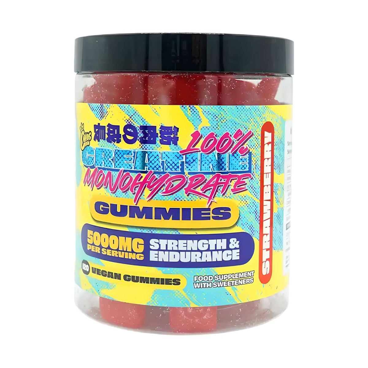 Chaos Crew Creatine Gummies Size: 120 Softgels Flavour: Strawberry