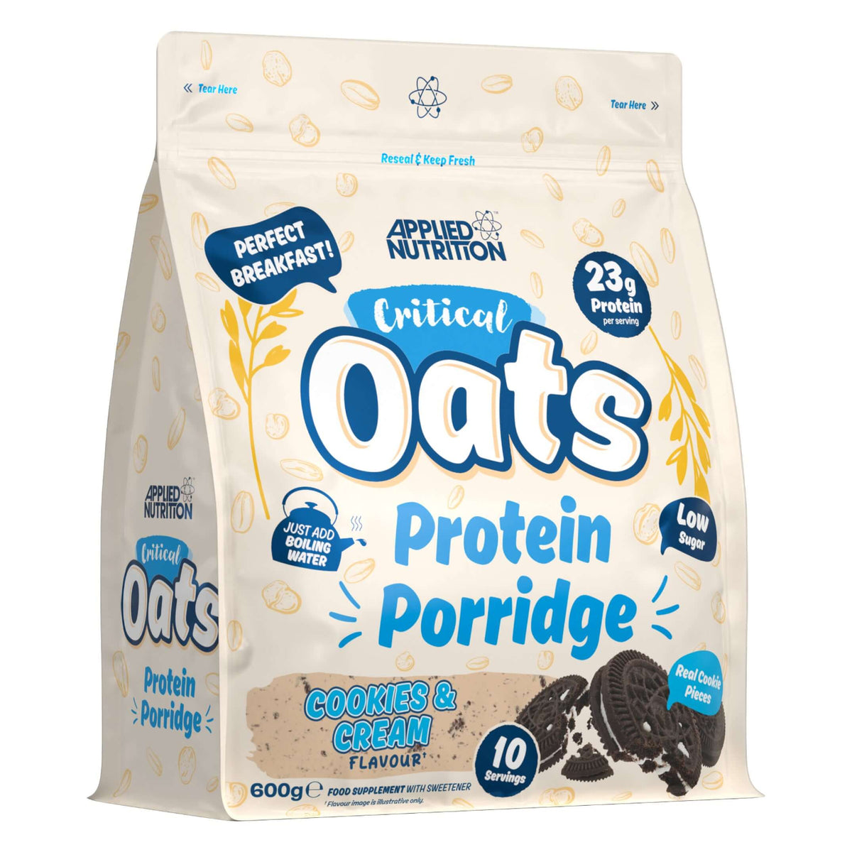 Applied Nutrition Critical Oats Size: 600g Flavour: Cookies & Cream