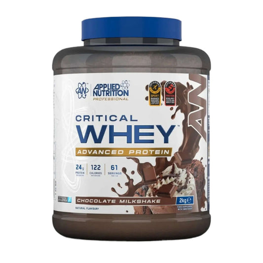 Applied Nutrition Critical Whey Size: 2kg Flavour: Chocolate Milkshake