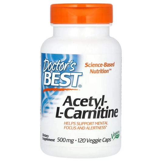 Doctor's Best Acetyl L Carnitine 500mg Size: 120 Capsules