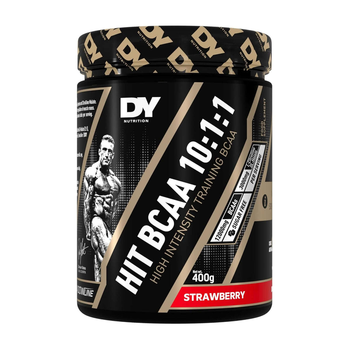 Dorian Yates Nutrition HIT BCAA 10:1:1 Size: 20 Svgs Flavour: Strawberry