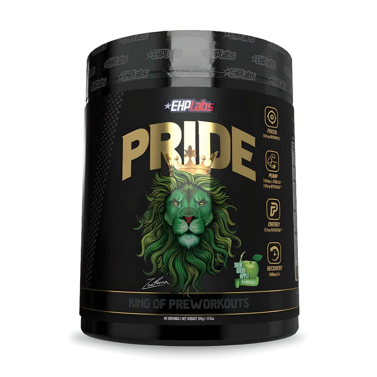 EHP Labs Pride Pre Workout Size: 20/40 Svgs Flavour: Sour Green Apple