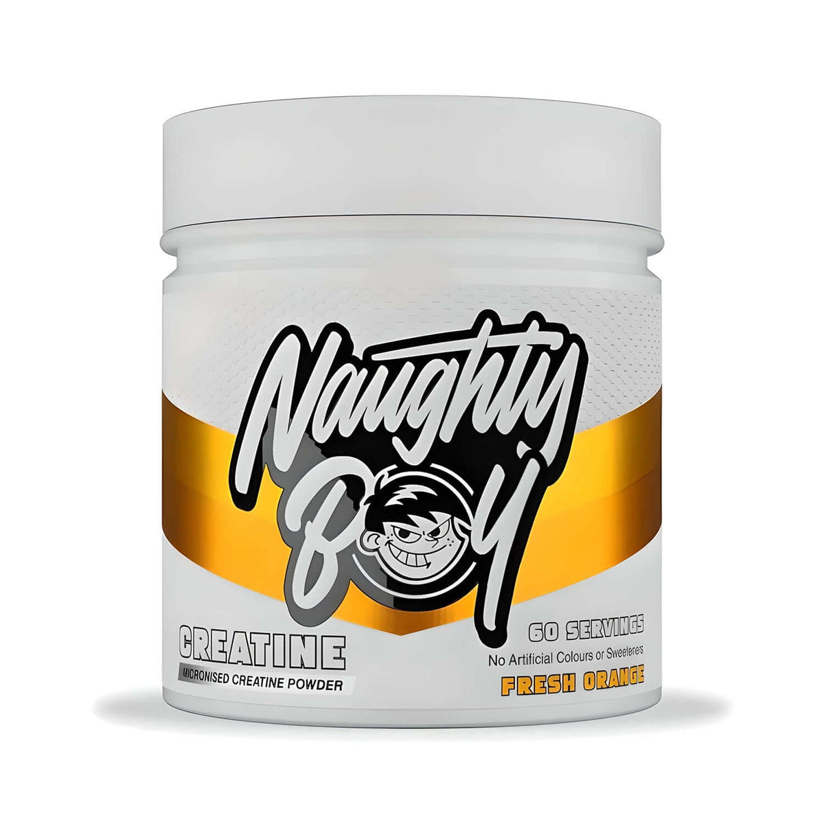 Naughty Boy Flavoured Creatine Size: 300g Flavour: Fresh Orange