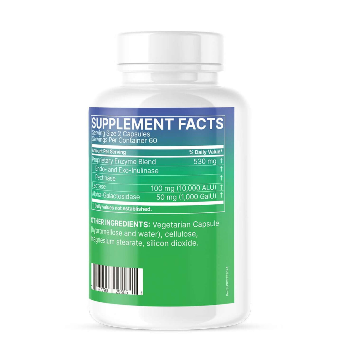 Microbiome Labs FODmate Nutrition Facts