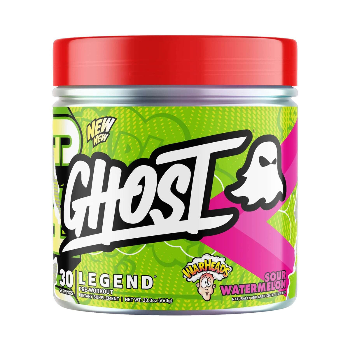 Ghost Legend Size: 30 Svgs Flavour: Sour Watermelon