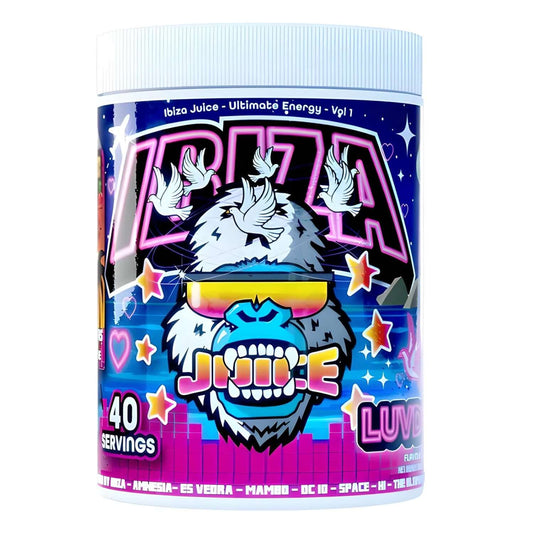 Gorillalpha Ibiza Juice Ultimate Energy Vol 1 Size: 480g Flavour: Luvd Up