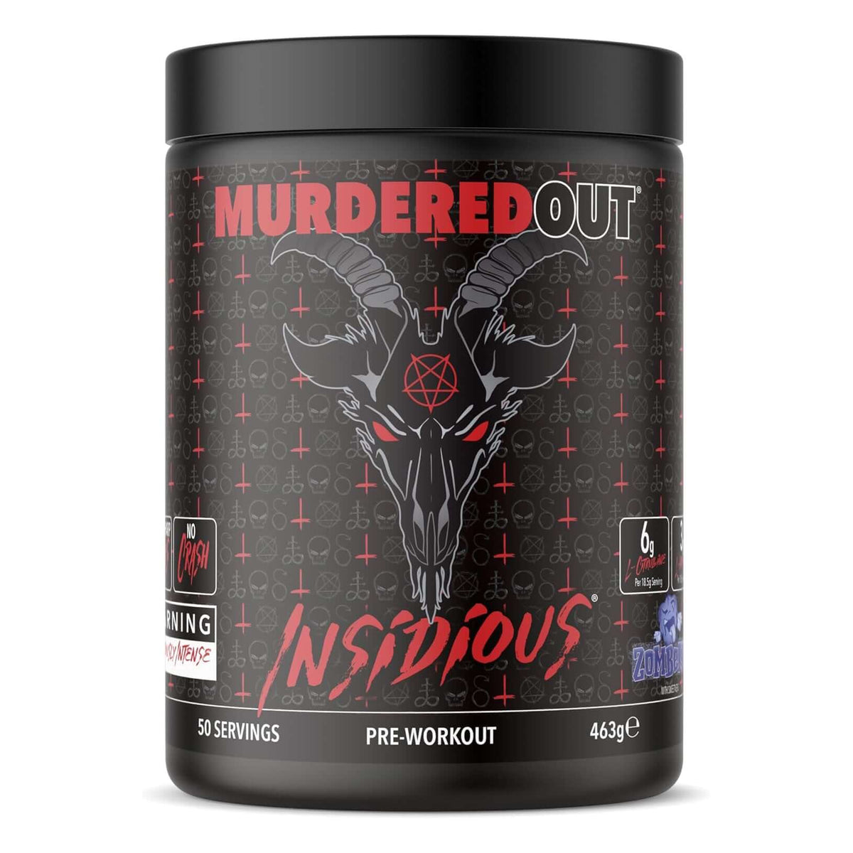 Murdered Out Insidious Size: 463g Flavour: Zomberry