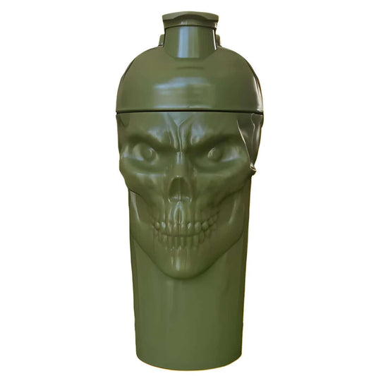 JNX Sports The Curse Skull Shaker Cup Size: 700ml Color: Military Green
