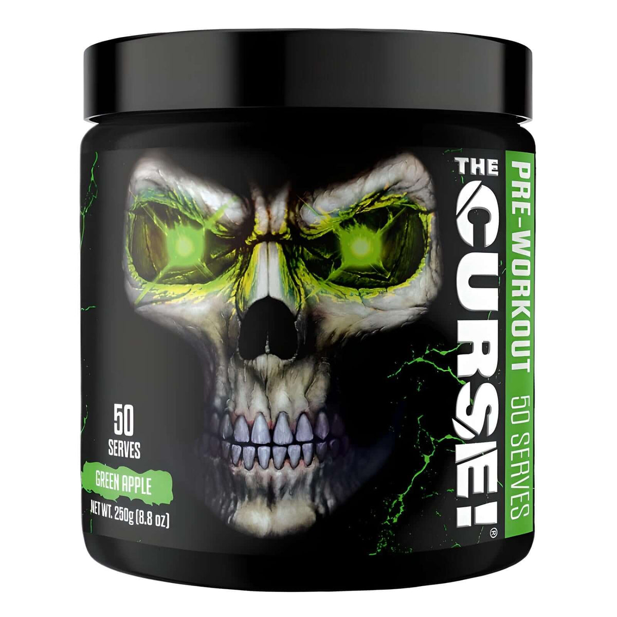 JNX Sports The Curse Pre Workout Size: 50 Svgs Flavour: Green Apple