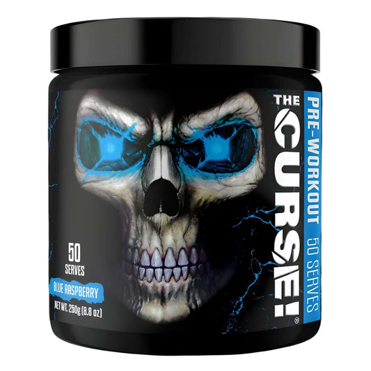 JNX Sports The Curse Pre Workout Size: 50 Svgs Flavour: Blue Raspberry