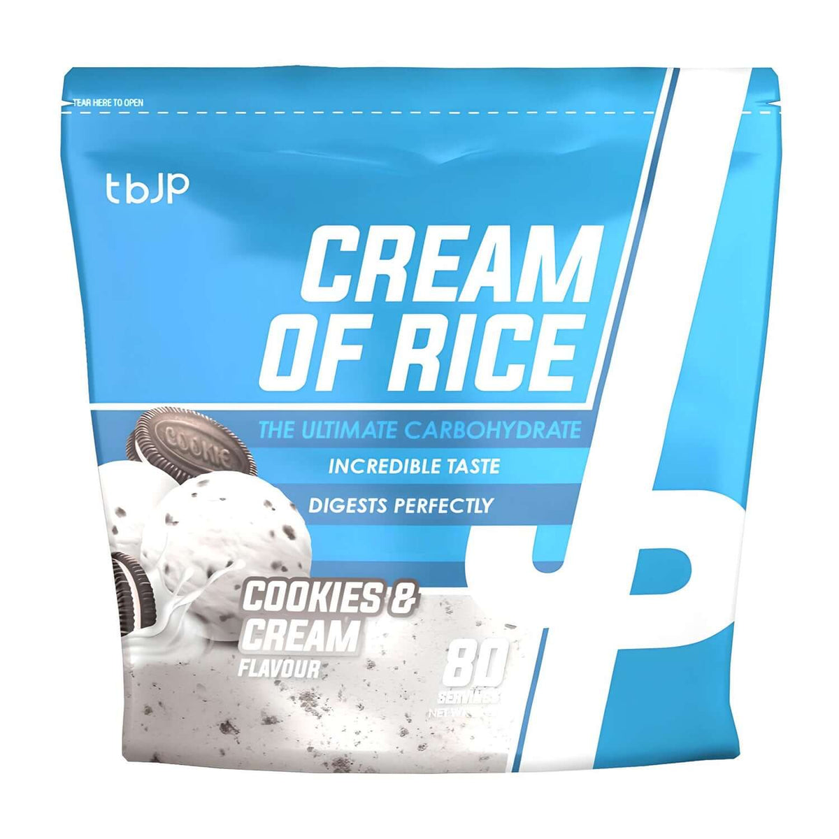 Trained By JP Cream Of Rice Size: 2kg Flavour: Cookies & Cream