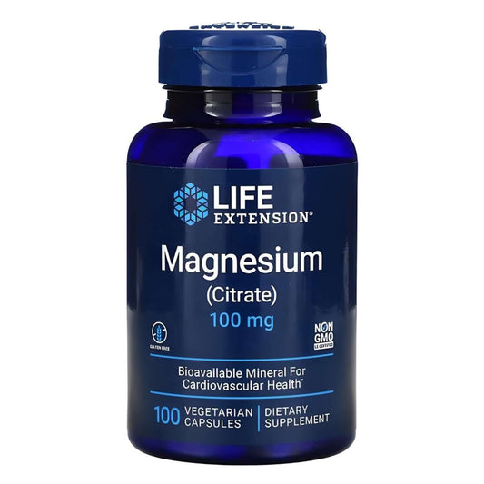 Life Extension Magnesium Citrate Size: 100 Capsules