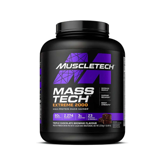 Muscletech Mass Tech Extreme Size: 2.72kg Flavour: Triple Chocolate Brownie