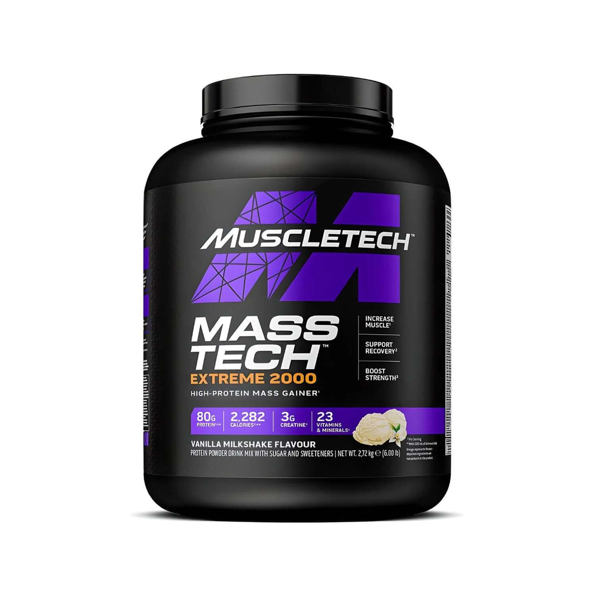 Muscletech Mass Tech Extreme Size: 2.72kg Flavour: Vanilla Milkshake