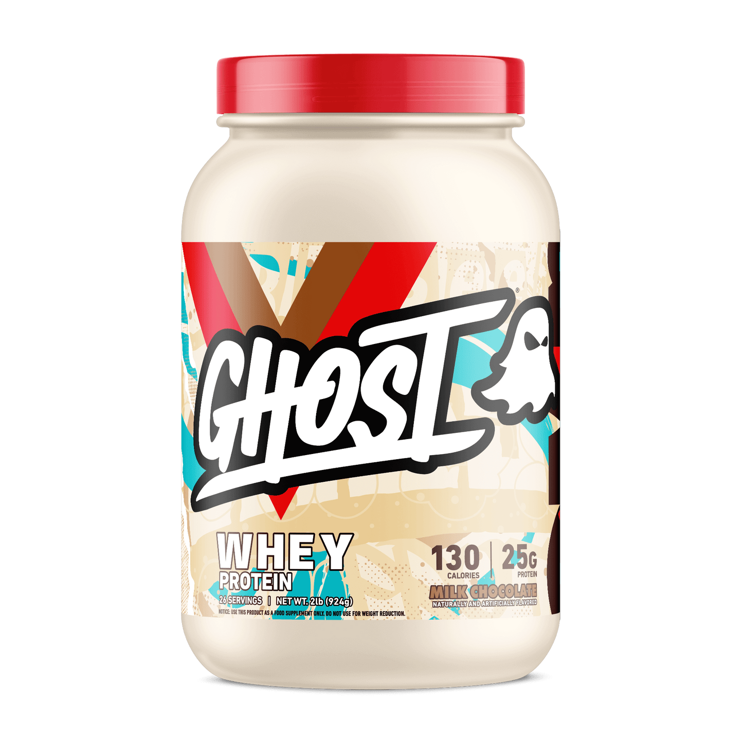Ghost Whey Protein Size: 907g Flavour: Milk Chocolate