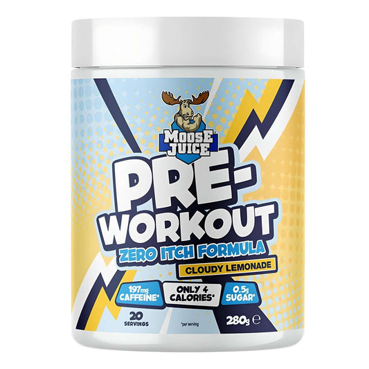 Muscle Moose Pre Workout Size: 280g Flavour: Cloudy Lemonade