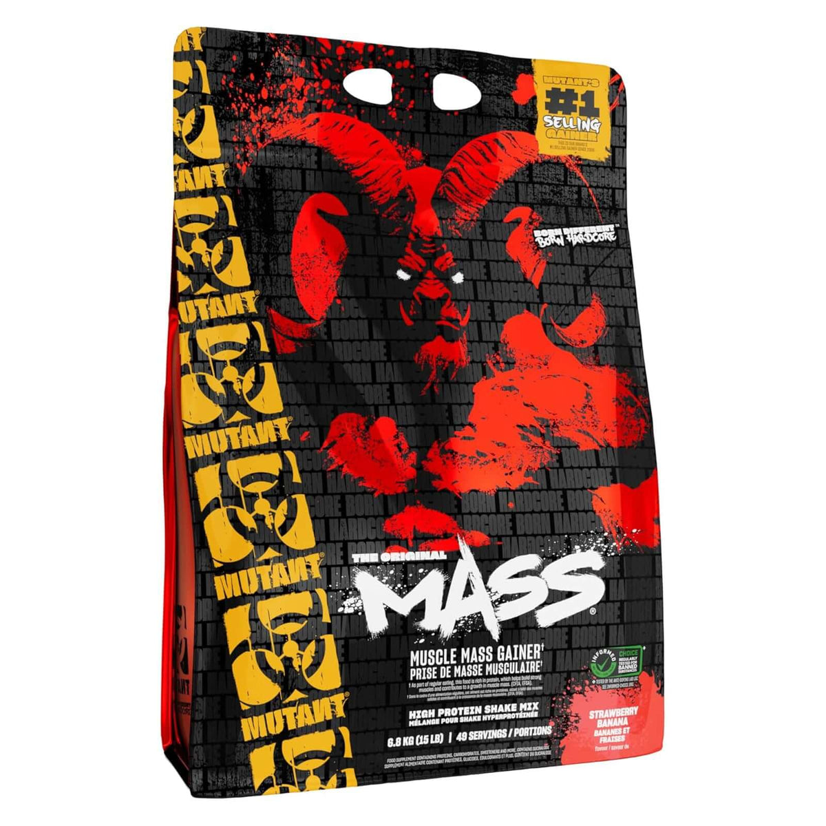 Mutant Mass Size: 6.8kg Flavour: Strawberry Banana