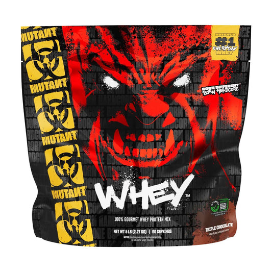 Mutant Whey Size: 2.27kg Flavour: Chocolate