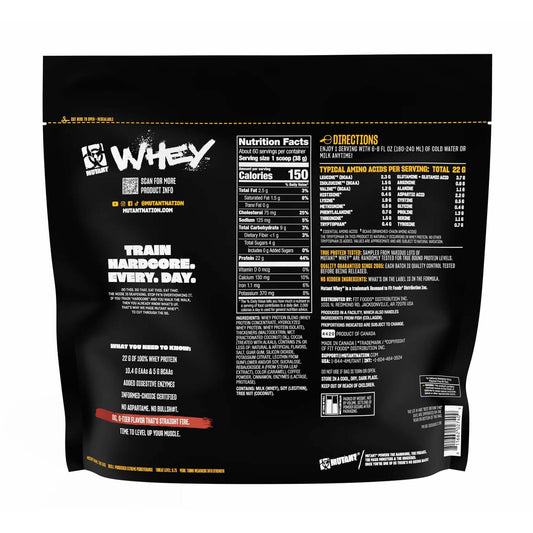 Mutant Whey Nutrition Facts