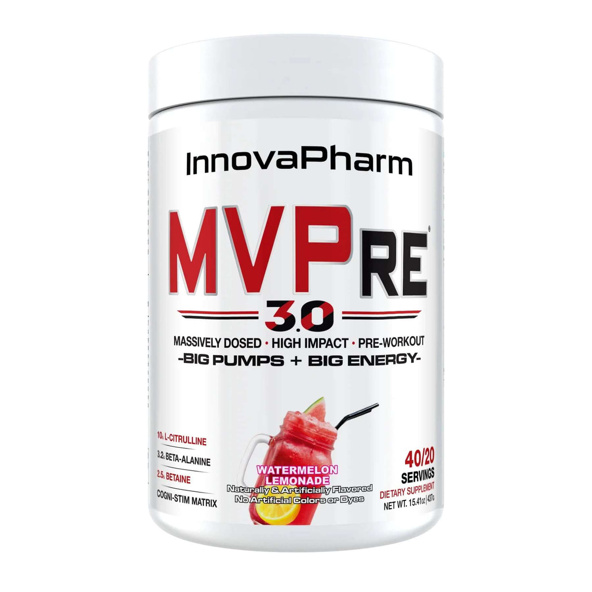 InnovaPharm MVPRE 3.0 Size: 20 Svgs Flavour: Watermelon Lemonade