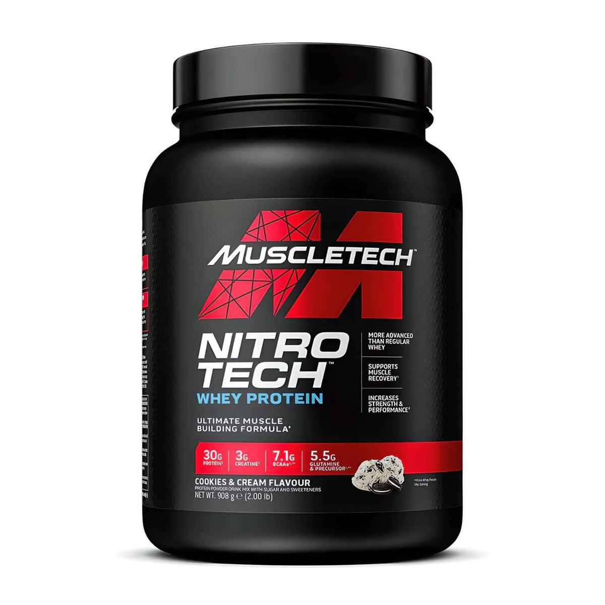 Muscletech Nitro Tech Size: 900g Flavour: Cookies & Cream