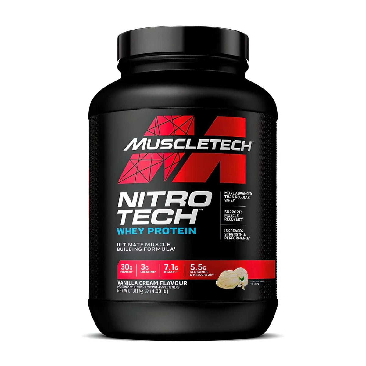 Muscletech Nitro Tech Size: 1.8kg Flavour: Vanilla