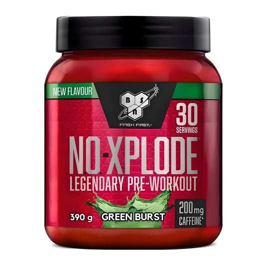 BSN NO-Xplode Pre-Workout Size: 390g Flavour: Green Burst