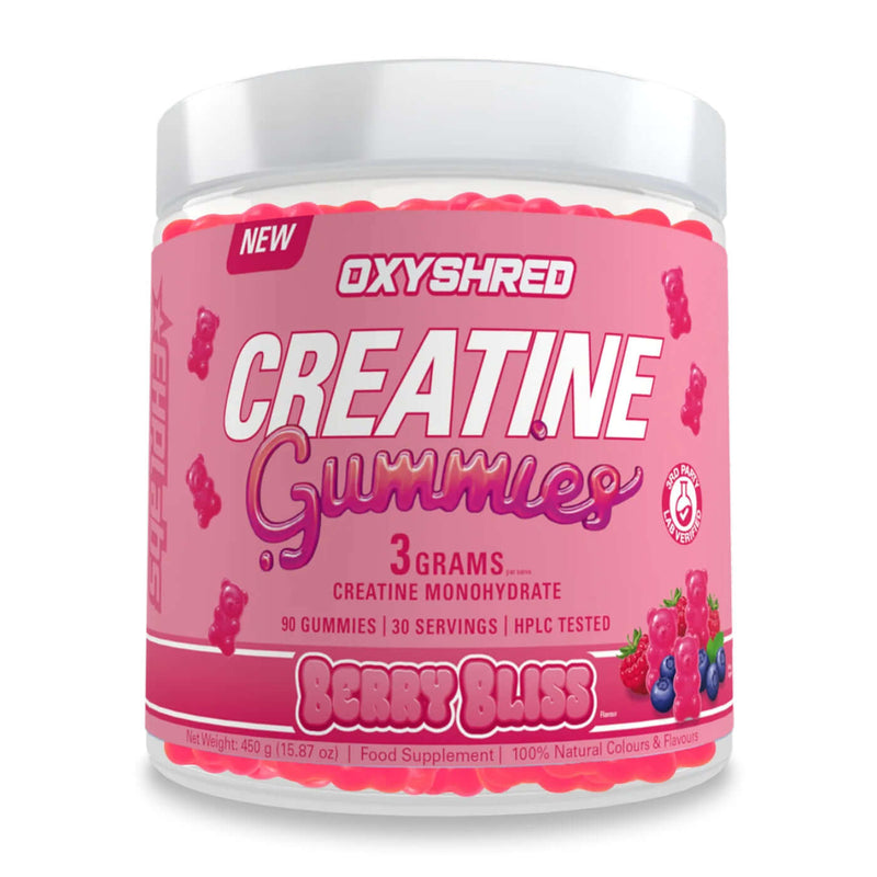 EHP Labs OxyShred Creatine Gummies Size: 90 Gummies Flavour: Berry Bliss